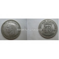 6 Pence 1940 Anglie - Six Pence Georgius VI.